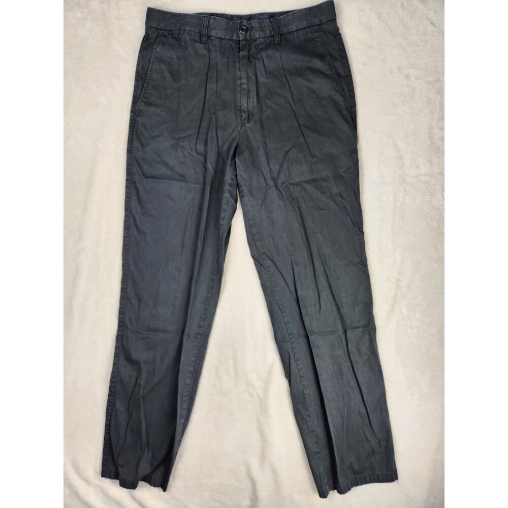 Zegna Sport Men's Pants Size W31"x 31" Dark Gray Straight Leg Acitive Hiking